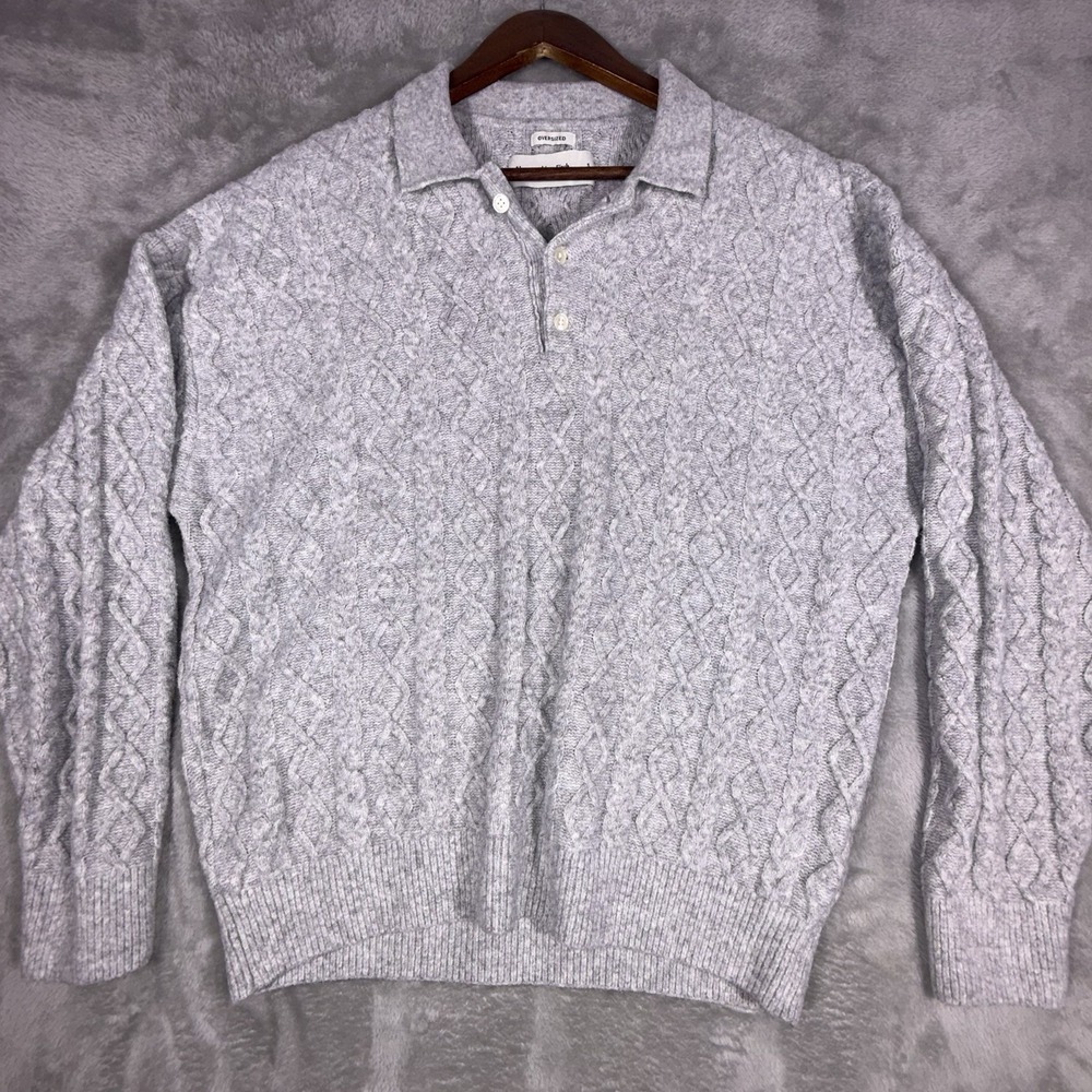 Abercrombie & Fitch So Soft Sweater Women's Light Gray Oversized S Knit Sweater